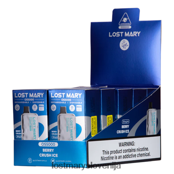 izgubil mary os5000 lesk | Lost Mary Flavors zdrobljen led XLXB6R5